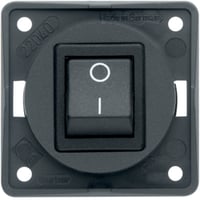 SCHUKO-wandcontactdoos 45° met controle-led SNAP IN, oranje, mat, In