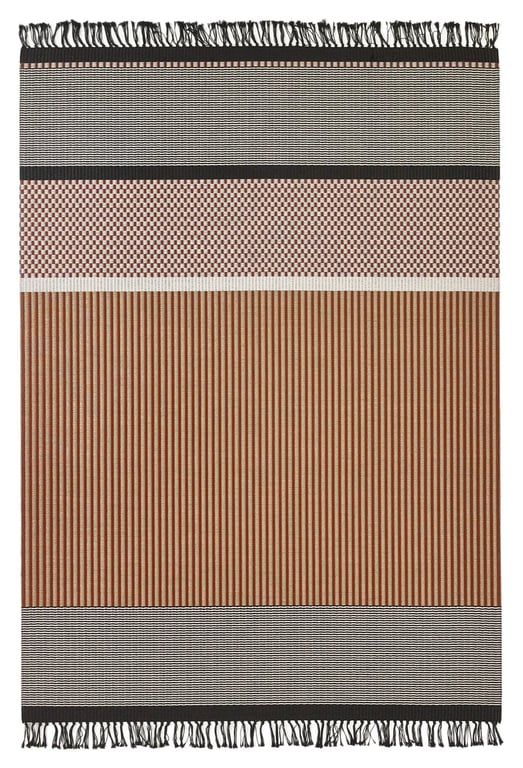 Design vloerkleed Woodnotes San Francisco Reddish Brown – Stone 1430015