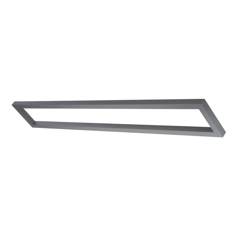 AIXLIGHT BASISFRAME 1 zilvergrijs 160cm
