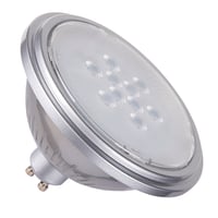 QPAR111 GU10 led, zilver, 7W, 3000K, CRI90 40°
