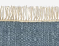 Kvadrat vloerkleed Vintage Plain Lichtblauw 0011