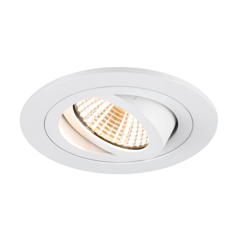 NEW TRIA® 75, plafondinbouwring, D: 9.3 H: 2.6 cm, IP20, wit