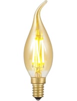 LED E14 Fila Tip Candle C35x120 230V 360Lm 4W 825 AC Gold Di
