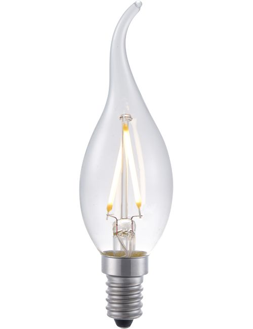 LED E14 Fila Tip Candle C35x120 230V 140Lm 1.5W 925 AC Clear