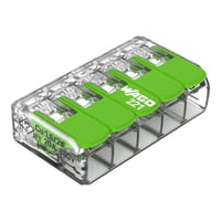 Green Range verbindingsklem met hendels van WAGO voor alle soorten gel