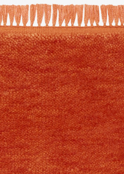 Kvadrat vloerkleed Harvest Coloured Fringes Rood c2020