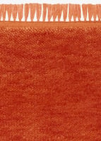 Kvadrat vloerkleed Harvest Coloured Fringes Rood c2020