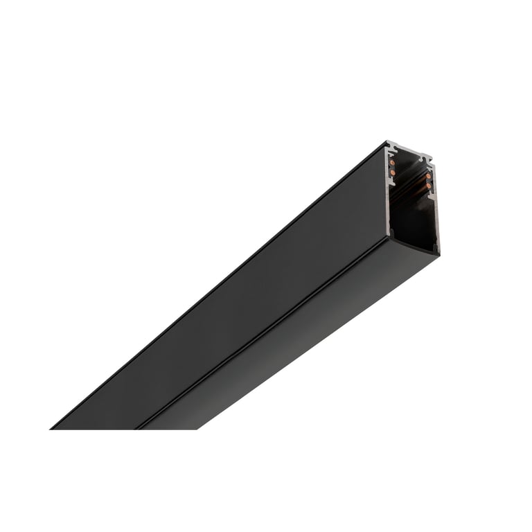48V TRACK railafdekking, 26mm, voor opbouwrail diep en inbouwrail, 2 m