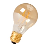 Calex LED Full Glass Filament GLS-lamp  220-240V 4W 310lm E27 A60, Gold 2100K CRI80 Dimmable, energy label A+