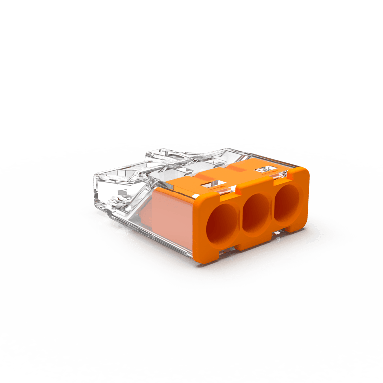transparante mini lasklem 3 V massief 0.2-2,5 mm²)