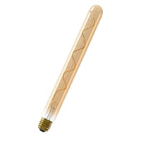 Calex LED Full Glass Flex Filament Tubelar-Type Lamp 220-240V 4W E27 T32x300, 200lm, Gold 2100K Dimmable, energy label A