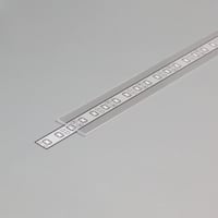 Profiel afdekking E schuif, Transparant, 2 meter