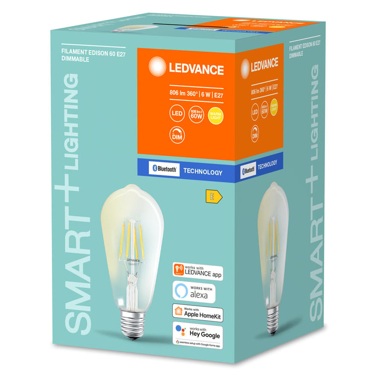 SMART+ Filament Edison Dimmable 50 6.5 W/2700K E27 (CS à 1 PCE)