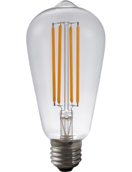 Masterlight - LED E27 Fila Rustika ST64x143 230V 320Lm 4.5W 922 AC Clear D SLF023860409