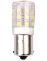 LED Ba15s Tube T18x45 10-24V 250Lm 3W 830 DC Clear non-Dim