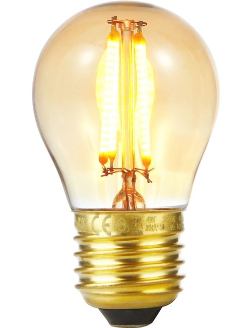 LED E27 Fila Ball G45x75 230V 250Lm 4W 922 AC Gold Dim