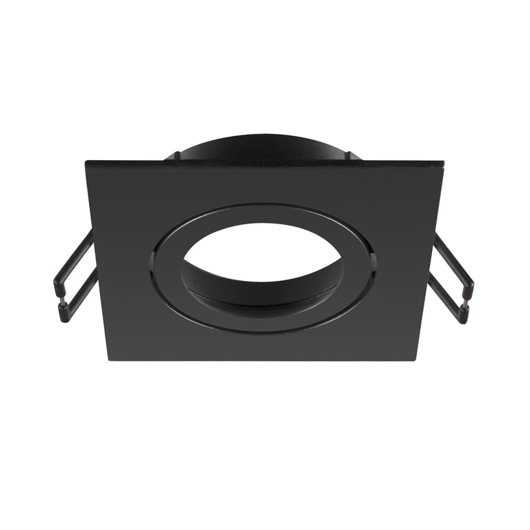 NEW TRIA® 68, plafondinbouwring, L: 8.2 B: 8.2 H: 2.6 cm, IP20, zwart