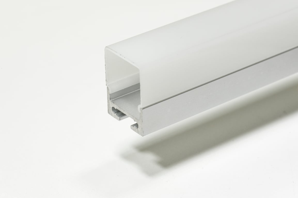 Aluminium profiel 2m, Pendel, vierkant