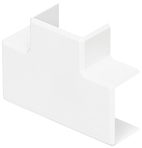Efapel t-stuk tbv minikanaal halogeenvrij wit b40mm-h16mm