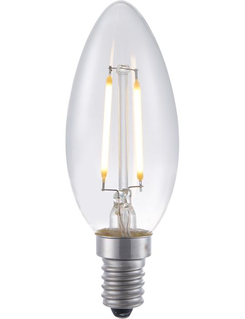 LED E14 Fila Candle C35x100 230V 120Lm 2W 922 AC Clear Dim