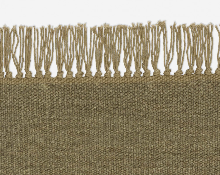 Kvadrat vloerkleed Vintage Plain Bruin 0007