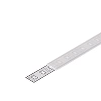 Profiel afdekking A schuif, diffuus, 1 meter. Prof 10 VPE 10 stuks.