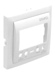 Efapel cpl tijdschakelaar digitaal 6a + 6a 2 circuits wit