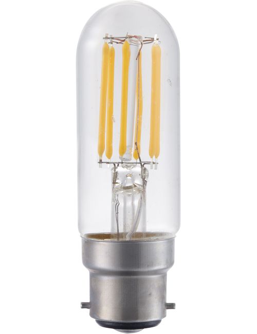 LED Ba22d Fila Tube T30x95 230V 470Lm 5W 827 AC Clear Dim