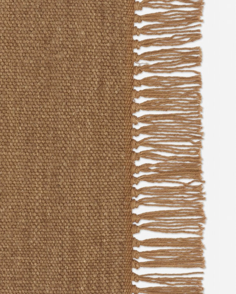 Kvadrat vloerkleed Vintage Plain Bruin 0020