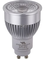 Masterlight - LED GU10 MR16 PMMA 50x71 230V 400Lm 5.5W 827 38° AC Silver D SL022738222