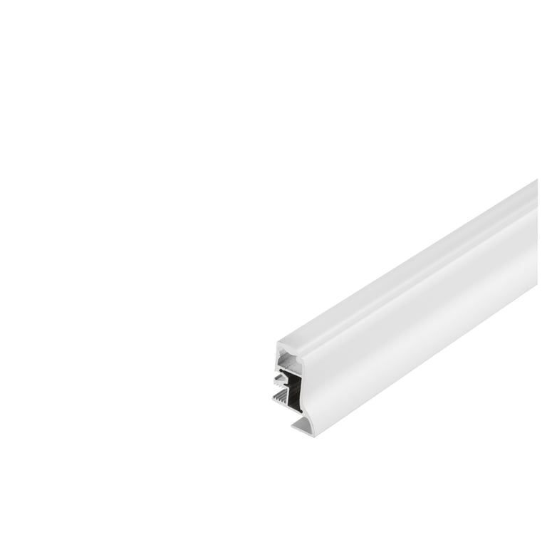 GLENOS Plintprofiel 100 wit mat, 1m, incl. cover