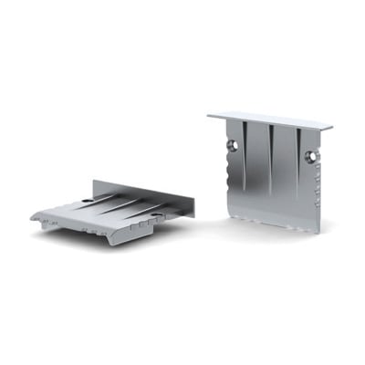 Eindkap inb. power line 35mm,Aluminium, te leveren met schroeven