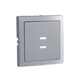 Usb dubbele laadplaat type c aluminium