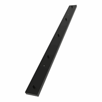 Calex metal ceiling bar 130x10cm 5 hole, matt black