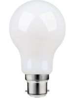 LED Ba22d Fila GLS A60x105 230V 806Lm 8W 827 AC Milky Froste