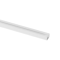 Top Line Aluminium profiel 2m, wit RAL 9003 mat, Opbouw, 15mm