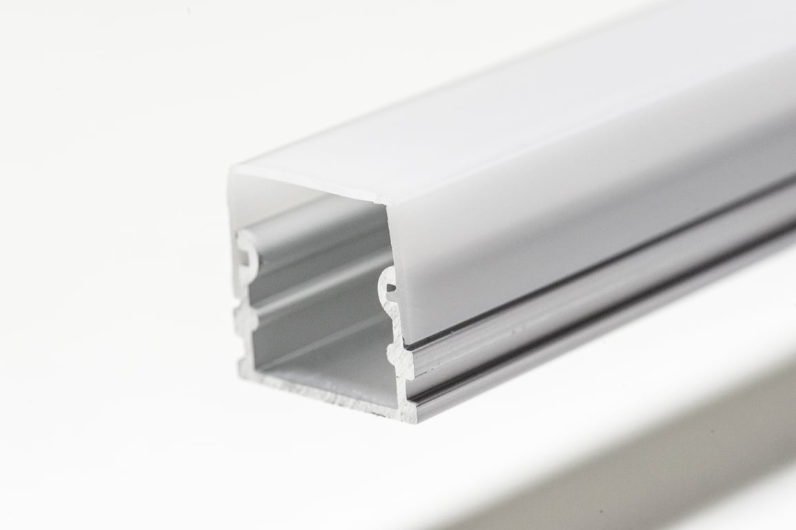 Aluminium profiel 2m, Opbouw, 21mm