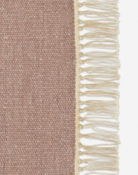 Kvadrat vloerkleed Vintage Plain Oud Roze 0015