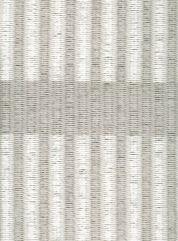 Design vloerkleed Woodnotes Cut Stripe Stone White 115151