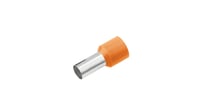 GeÏsoleerde Adereindhuls, DIN 46228, 4mm², lengte 18mm, oranje
