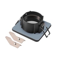 NEW TRIA® 68, plafondinbouwring, L: 8.3 B: 8.3 H: 3.55 cm, IP 65, incl