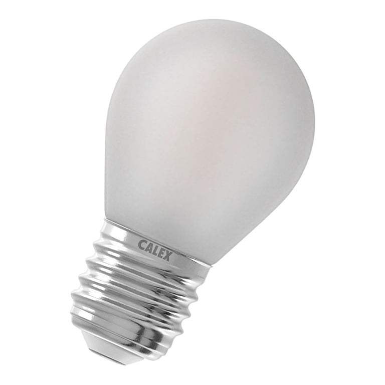 Calex Satin Frosted LED Ball lamp 220-240V 1,3-2,8-5,5W 130-320-550lm E27 P45,-2700K 3 steps, energy label A+