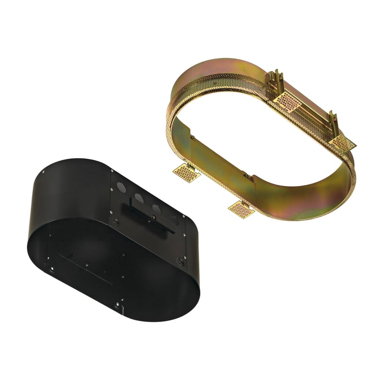 AIXLIGHT PRO 2 FLAT FRAMELESS ROUND zwart