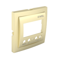 Efapel Centraalplaat Tbv Mulitifunctionele Klokthermostaat Goud
