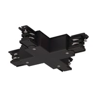 X-verbinder S-TRACK 3F-rail zwart
