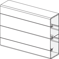 Niko - Installatiekanaal 160x50mm incl. deksel, lengte 2m