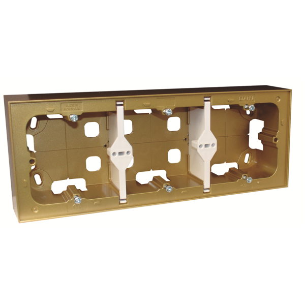 LOGUS 90 SERIES TRIPLE SURFACE MOUNT BOX GOLD