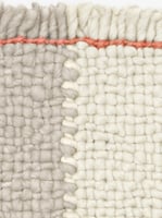 Kvadrat vloerkleed Bold in stock Wit Grijs 0112