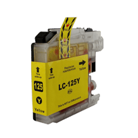 Brother LC-125XL Y inktcartridge yellow hoge capaciteit huismerk
