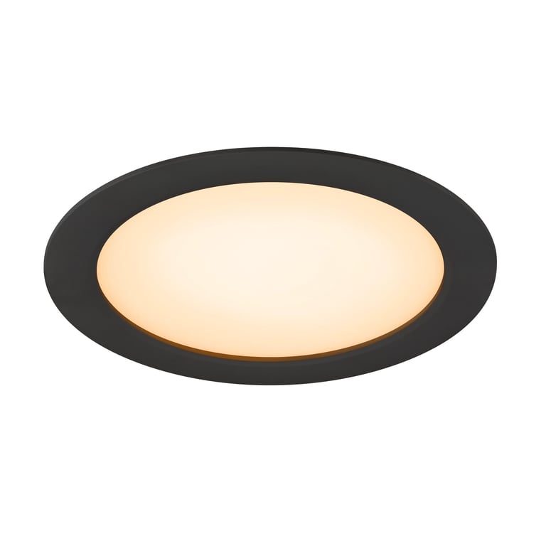 DOWNLIGHT V 200, vlakke afdekking zwart